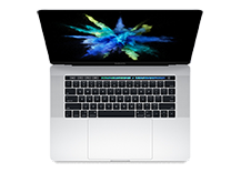 MacBook Pro 15-inch with Touch Bar/ 2.8GHz quad-core Intel Core i7/ 256GB - Silver MacBook Pro 15-inch with Touch Bar/ 2.8GHz quad-core Intel Core i7/ 256GB - Silver
