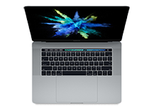 MacBook Pro 15-inch with Touch Bar/ 2.8GHz quad-core Intel Core i7/ 256GB - Space Grey MacBook Pro 15-inch with Touch Bar/ 2.8GHz quad-core Intel Core i7/ 256GB - Space Grey