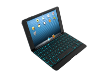 ZAGGkeys Cover Backlit for iPad mini - Space Grey - CZ/SK ZAGGkeys Cover Backlit for iPad mini - Space Grey - CZ/SK