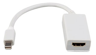 Mini DisplayPort to HDMI adapter (with audio) Mini DisplayPort to HDMI adapter (with audio)