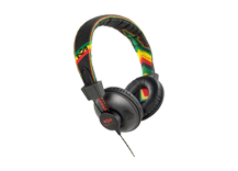 Positive Vibration 3BA On-Ear Headphones - Rasta - Jammin Positive Vibration 3BA On-Ear Headphones - Rasta - Jammin