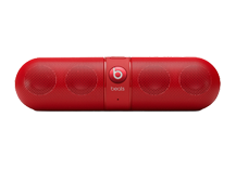 Pill Portable Stereo Speaker with Bluetooth - red Pill Portable Stereo Speaker with Bluetooth - red