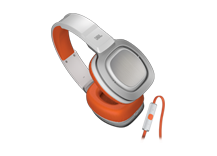 JBL J88i Over-Ear Headphones With Pure Bass and MIC/REMOTE - orange JBL J88i Over-Ear Headphones With Pure Bass and MIC/REMOTE - orange