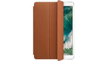 Leather Smart Cover for iPad (7th generation) and iPad Air (3rd generation) - Saddle Brown