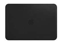 Leather Sleeve for 12-inch MacBook - Black