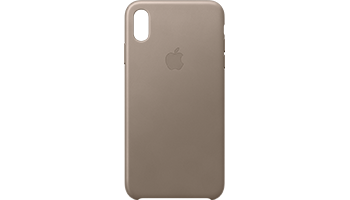 iPhone XS Max Leather Case - Taupe iPhone XS Max Leather Case - Taupe