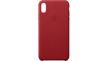 iPhone XS Max Leather Case - (PRODUCT)RED iPhone XS Max Leather Case - (PRODUCT)RED