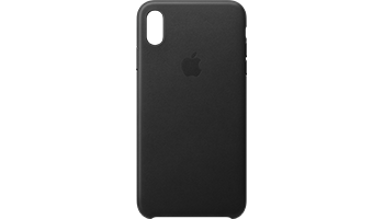 iPhone XS Max Leather Case - Black iPhone XS Max Leather Case - Black
