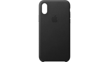 iPhone XS Leather Case - Black iPhone XS Leather Case - Black