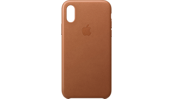 iPhone XS Leather Case - Saddle Brown iPhone XS Leather Case - Saddle Brown