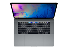 MacBook Pro 15-inch with Touch Bar/ 2.6GHz 6-core Intel Core i7/ 16GB/ 256GB - Space Grey MacBook Pro 15-inch with Touch Bar/ 2.6GHz 6-core Intel Core i7/ 16GB/ 256GB - Space Grey