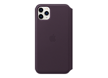 iPhone 11 Pro Max Leather Folio - Aubergine iPhone 11 Pro Max Leather Folio - Aubergine