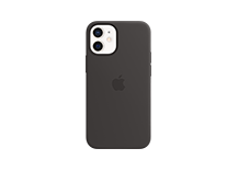 iPhone 12 mini Silicone Case with MagSafe - Black