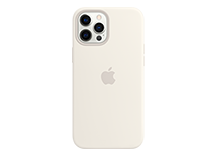 iPhone 12 Pro Max Silicone Case with MagSafe - White iPhone 12 Pro Max Silicone Case with MagSafe - White