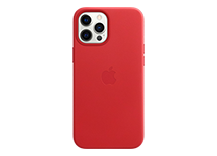 iPhone 12 Pro Max Leather Case with MagSafe - (PRODUCT)RED iPhone 12 Pro Max Leather Case with MagSafe - (PRODUCT)RED