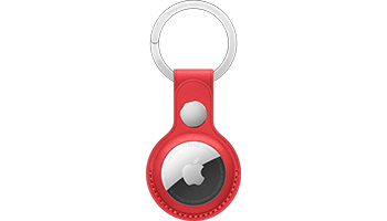 AirTag Leather Key Ring - (PRODUCT)RED AirTag Leather Key Ring - (PRODUCT)RED