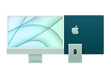 24-inch iMac with Retina 4.5K display/ Apple M1 chip with 8‑core CPU and 8‑core GPU/ 8GB/ 512GB - Green