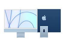 24-inch iMac with Retina 4.5K display/ Apple M1 chip with 8‑core CPU and 8‑core GPU/ 8GB/ 512GB - Blue 24-inch iMac with Retina 4.5K display/ Apple M1 chip with 8‑core CPU and 8‑core GPU/ 8GB/ 512GB - Blue