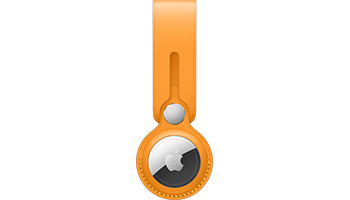 AirTag Leather Loop - California Poppy AirTag Leather Loop - California Poppy