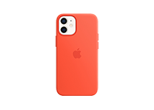 iPhone 12 mini Silicone Case with MagSafe - Electric Orange