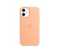 iPhone 12 mini Silicone Case with MagSafe - Cantaloupe