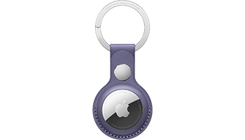 AirTag Leather Key Ring - Wisteria AirTag Leather Key Ring - Wisteria
