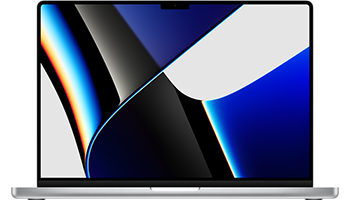 16-inch MacBook Pro/ Apple M1 Pro chip with 10‑core CPU and 16‑core GPU/ 16GB/ 1TB SSD - Silver
