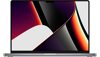16-inch MacBook Pro/ Apple M1 Pro chip with 10‑core CPU and 16‑core GPU/ 512GB SSD - Space Grey