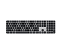 Magic Keyboard with Touch ID and Numeric Keypad for Mac models with Apple silicon - Black Keys - Slovak
