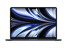 13-inch MacBook Air/ Apple M2 chip with 8-core CPU and 10-core GPU/ 8GB/ 512GB - Midnight 13-inch MacBook Air/ Apple M2 chip with 8-core CPU and 10-core GPU/ 8GB/ 512GB - Midnight