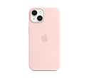 iPhone 14 Silicone Case with MagSafe - Chalk Pink