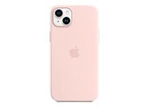 iPhone 14 Plus Silicone Case with MagSafe - Chalk Pink