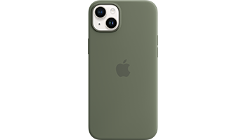 iPhone 14 Plus Silicone Case with MagSafe - Olive