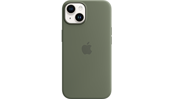 iPhone 14 Silicone Case with MagSafe - Olive