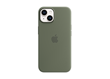 iPhone 14 Silicone Case with MagSafe - Olive