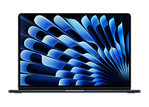 15-inch MacBook Air/ Apple M2 chip with 8-core CPU and 10-core GPU/ 8GB/ 256GB - Midnight 15-inch MacBook Air/ Apple M2 chip with 8-core CPU and 10-core GPU/ 8GB/ 256GB - Midnight