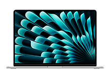 15-inch MacBook Air/ Apple M2 chip with 8-core CPU and 10-core GPU/ 8GB/ 256GB - Silver 15-inch MacBook Air/ Apple M2 chip with 8-core CPU and 10-core GPU/ 8GB/ 256GB - Silver