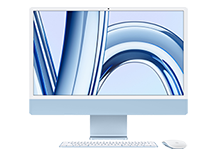 24-inch iMac with Retina 4.5K display/ Apple M3 chip with 8‑core CPU and 8‑core GPU/ 8GB/ 256GB SSD - Blue
