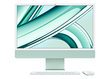 24-inch iMac with Retina 4.5K display/ Apple M3 chip with 8‑core CPU and 8‑core GPU/ 8GB/ 256GB SSD - Green