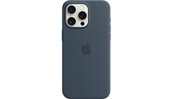 iPhone 15 Pro Max Silicone Case with MagSafe - Storm Blue iPhone 15 Pro Max Silicone Case with MagSafe - Storm Blue