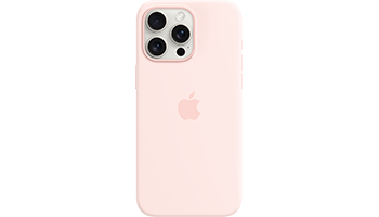 iPhone 15 Pro Max Silicone Case with MagSafe - Light Pink