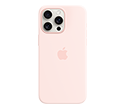 iPhone 15 Pro Max Silicone Case with MagSafe - Light Pink