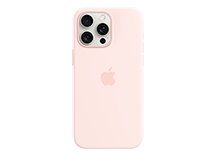 iPhone 15 Pro Max Silicone Case with MagSafe - Light Pink