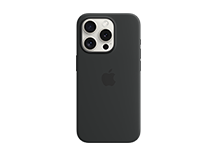 iPhone 15 Pro Silicone Case with MagSafe - Black