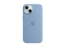 iPhone 15 Silicone Case with MagSafe - Winter Blue