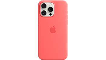 iPhone 15 Pro Max Silicone Case with MagSafe - Guava