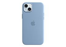 iPhone 15 Plus Silicone Case with MagSafe - Winter Blue