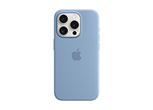 iPhone 15 Pro Silicone Case with MagSafe - Winter Blue