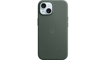iPhone 15 FineWoven Case with MagSafe - Evergreen