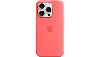 iPhone 15 Pro Silicone Case with MagSafe - Guava